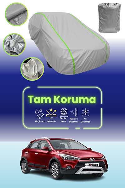 Dokaca Neo غطاء حماية للسيارة باللون الرمادي النيون قماش مجدّل متوافق مع سيار...