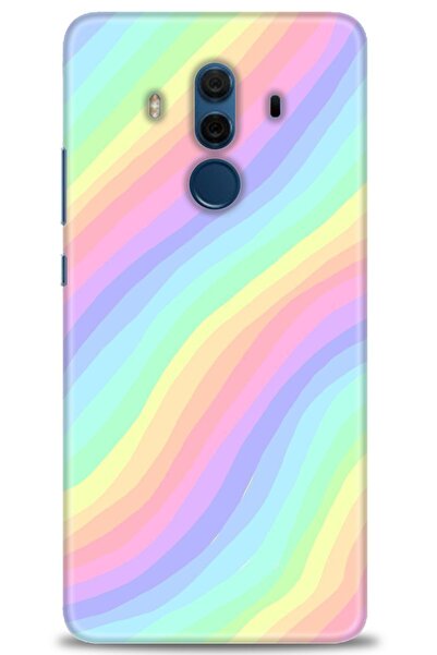 Rulet Aksesuar غطاء متوافق مع هاتف هواوي ميت 10 برو HD مطبوع - غطاء سيليكون م...