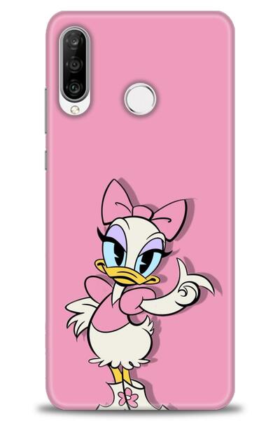 Rulet Aksesuar غطاء متوافق مع هاتف هواوي P30 لايت HD مطبوع - غطاء سيليكون بتص...