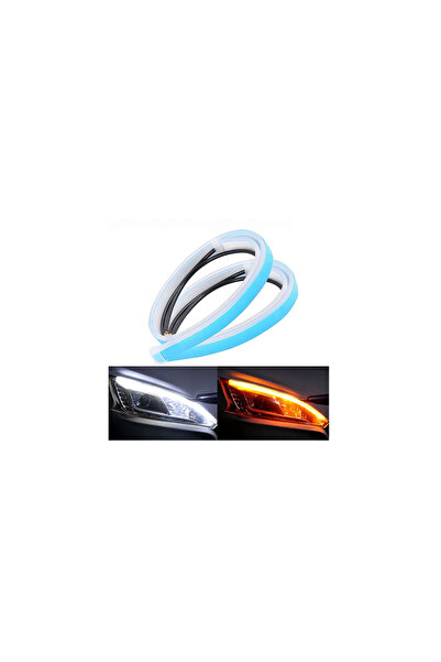 Multimarca Set 2 Benzi Led Felxibile Lumini De Zi cu Semnalizare Dinamica