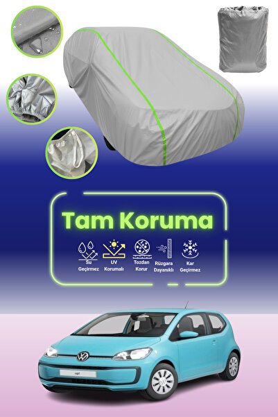 Dokaca Neo فولكس فاجن أب! باللون الرمادي النيون قماش مجدّل غطاء حماية للسيارة...