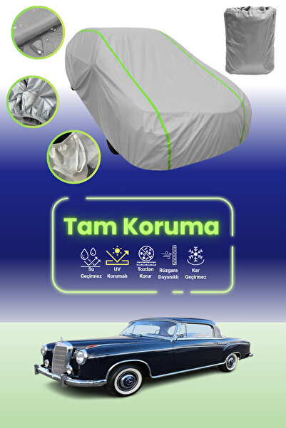 Dokaca Neo غطاء حماية للسيارة باللون الرمادي النيون قماش مجدّل مرسيدس-بنز W18...