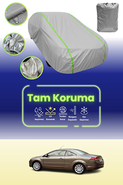 Dokaca Neo غطاء حماية للسيارة باللون الرمادي النيون قماش مجدّل فورد فوكس cc 2...