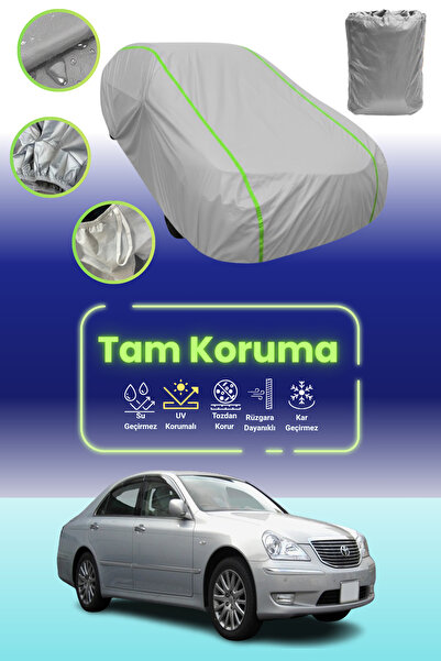 Dokaca Neo غطاء حماية للسيارة من القماش الرمادي النيون قماش مجدّل تويوتا كراون ماجيستا 4 متوافق مع قماش السيارة