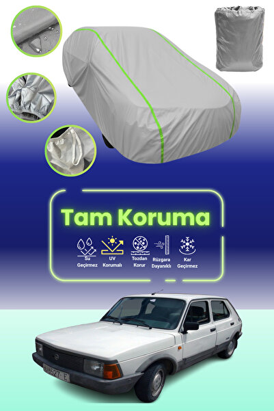 Dokaca Neo غطاء حماية للسيارة من قماش الفورا باللون الرمادي النيون مكون من قم...