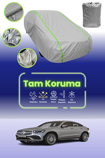Dokaca Neo غطاء حماية للسيارة باللون الرمادي النيون قماش مجدّل مرسيدس جي إل س...