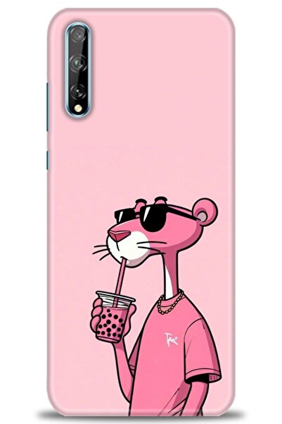 Rulet Aksesuar حافظة متوافقة مع هاتف هواوي بي سمارت اس HD مطبوع + واقي شاشة س...