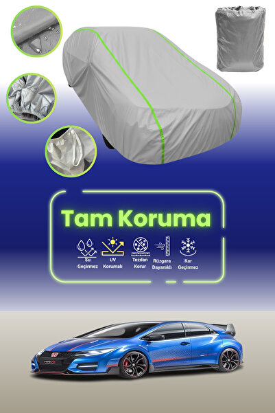 Dokaca Neo غطاء حماية للسيارة متوافق مع سيارة هوندا سيفيك تايب-آر قماش مجدّل ...