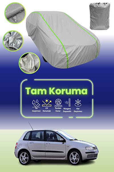 Dokaca Neo غطاء حماية للسيارة باللون الرمادي النيون قماش مجدّل Fiat Stilo Aba...