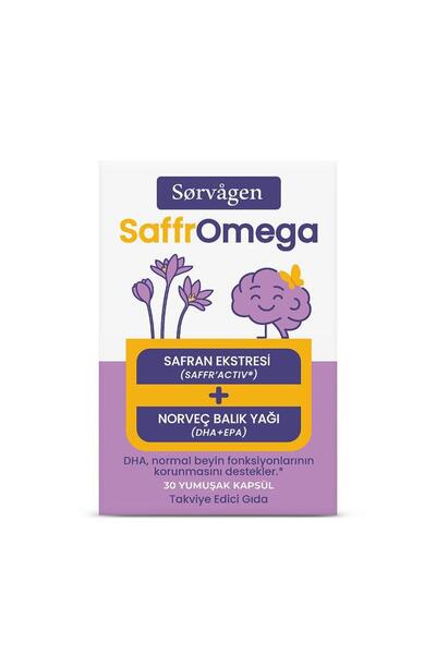 Sorvagen SaffrOmega ( Safran ve Omega3) 30 Yumuşak Kapsül