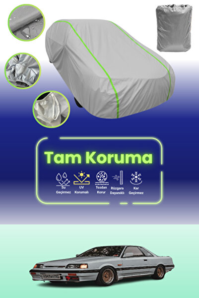 Dokaca Neo غطاء حماية للسيارة من القماش الرمادي اللامع قماش مجدّل نيسان سكايل...