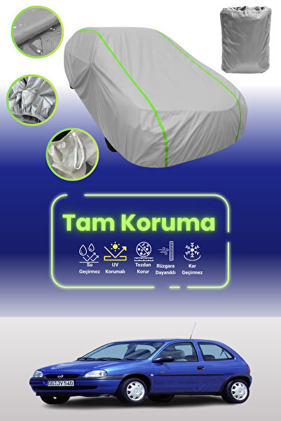 Dokaca Neo غطاء حماية للسيارة باللون الرمادي النيون قماش مجدّل أوبيل كورسا 3 ...