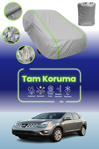 Dokaca Neo غطاء حماية للسيارة باللون الرمادي النيون قماش مجدّل متوافق مع سيار...