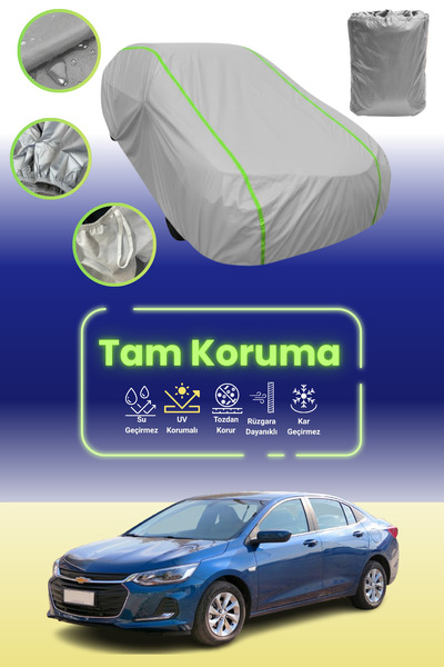 Dokaca Neo غطاء حماية للسيارة من القماش الرمادي اللامع قماش مجدّل شيفروليه أو...