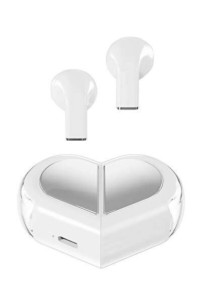 Muchmy Wireless Bluetooth Earbuds Cute Small Heart Shape In-ear Rotatable Earphones