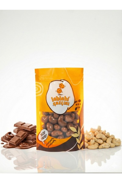 Leblebi Çarşısı Sütlü Çikolatalı Çiğ Kaju - 250 Gr