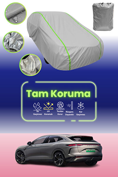 Dokaca Neo غطاء حماية للسيارة من القماش الرمادي اللامع قماش مجدّل Byd Denza N...