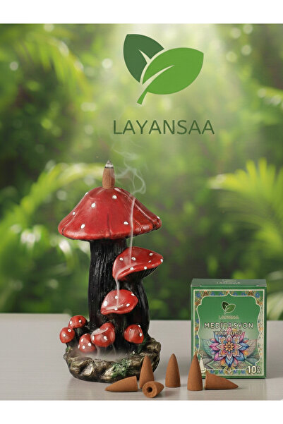 Layansaa Meditasyon 10'lu Konik Geri Akış Tütsü