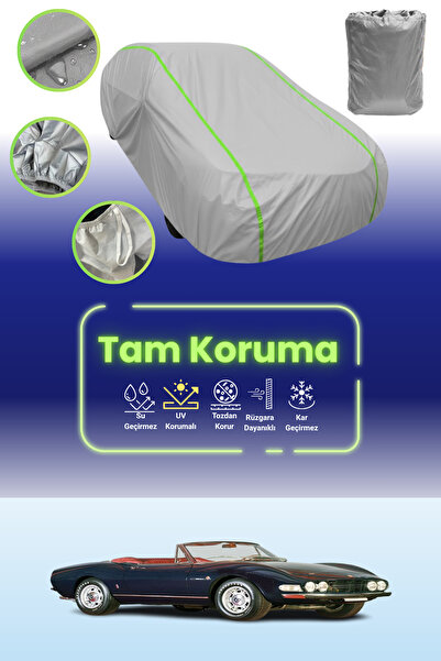 Dokaca Neo غطاء حماية للسيارة باللون الرمادي النيون قماش مجدّل فيات دينو سباي...