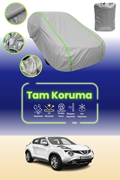 Dokaca Neo غطاء حماية للسيارة باللون الرمادي النيون قماش مجدّل نيسان جوك 2010...