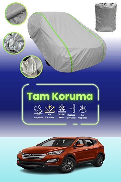 Dokaca Neo غطاء حماية للسيارة من القماش الرمادي اللامع قماش مجدّل متوافق مع س...