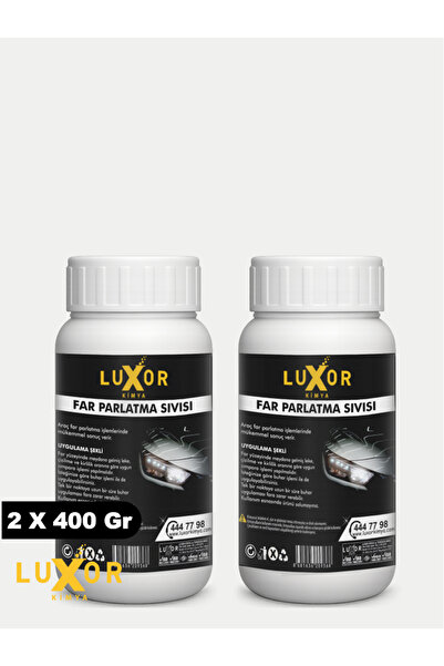 Luxor Kimya Far Temizleme & Far Parlatma Sıvısı 2 x 400 gr