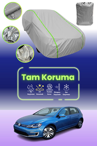 Dokaca Neo غطاء حماية للسيارة باللون الرمادي النيون قماش مجدّل فولكس فاجن إي-...