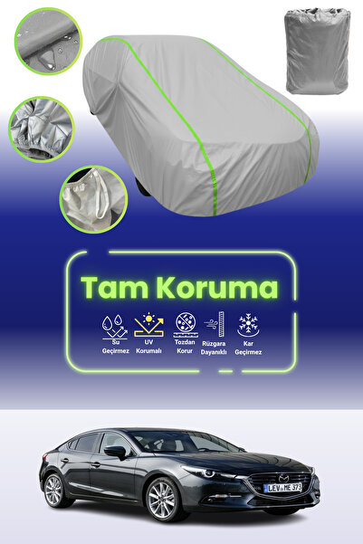 Dokaca Neo غطاء حماية للسيارة باللون الرمادي النيون قماش مجدّل مازدا 3 / أكسي...