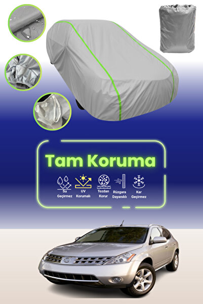 Dokaca Neo غطاء حماية للسيارة من القماش الرمادي اللامع قماش مجدّل نيسان موران...