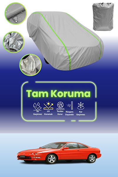 Dokaca Neo Gray Neon Corded Fabric Honda Integra 3 Compatible Car Cover Car T...
