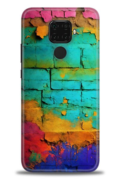 Rulet Aksesuar غطاء متوافق مع هاتف هواوي ميت 30 لايت HD مطبوع - غطاء سيليكون ...