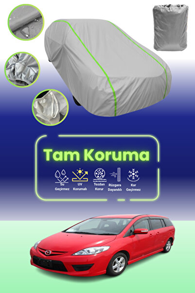 Dokaca Neo غطاء حماية للسيارة باللون الرمادي النيون قماش مجدّل مازدا 5 / بريم...