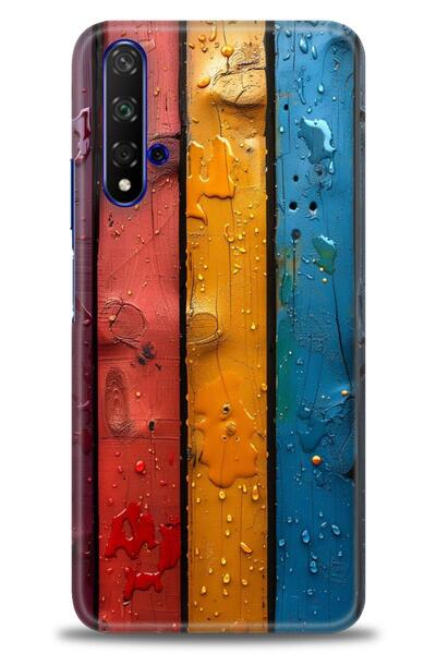 Rulet Aksesuar حافظة متوافقة مع هاتف هواوي هونر مطبوع HD مطبوع + واقي شاشة سي...