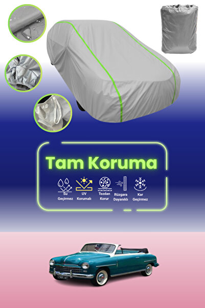 Dokaca Neo غطاء حماية للسيارة باللون الرمادي النيون قماش مجدّل فيات 1400 كابر...