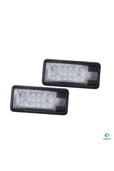 Audi Комплект от 2 LED светлини за регистрационен номер за A3 A4 A6 A8 Q7