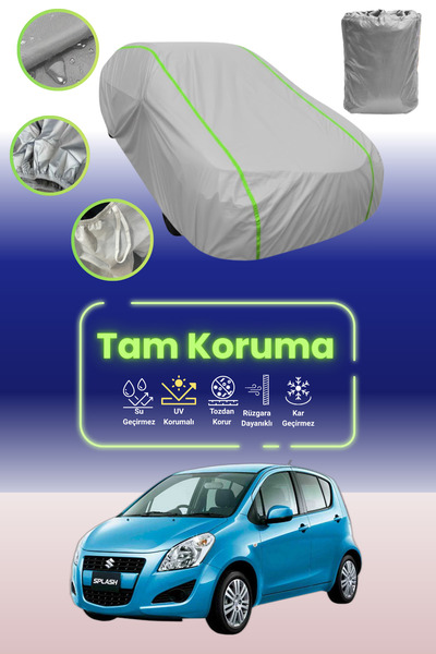 Dokaca Neo غطاء حماية للسيارة من قماش السيارة باللون الرمادي النيون قماش مجدّ...