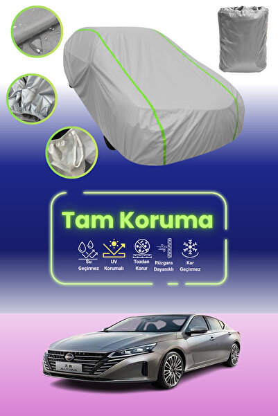 Dokaca Neo غطاء حماية للسيارة من القماش الرمادي النيون قماش مجدّل متوافق مع ن...