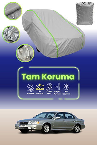 Dokaca Neo غطاء حماية للسيارة باللون الرمادي النيون قماش مجدّل متوافق مع كيا ...