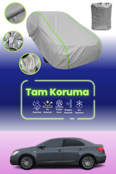 Dokaca Neo غطاء حماية للسيارة باللون الرمادي النيون قماش مجدّل سوزوكي كيزاشي 2009 - 2021