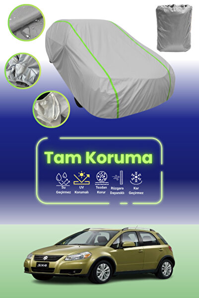 Dokaca Neo غطاء حماية للسيارة باللون الرمادي النيون قماش مجدّل سوزوكي Sx4 200...