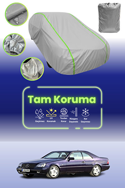 Dokaca Neo غطاء حماية للسيارة باللون الرمادي النيون قماش مجدّل مرسيدس سي إل ك...