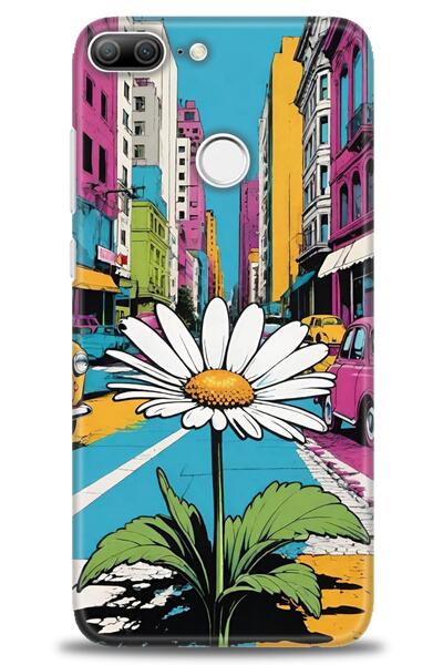 Rulet Aksesuar غطاء متوافق مع هاتف هواوي هونر 9 لايت HD مطبوع - غطاء سيليكون ...