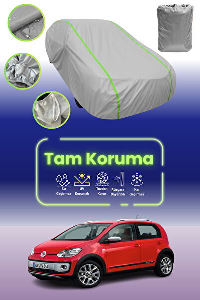 Dokaca Neo فولكس فاجن كروس أب باللون الرمادي النيون قماش مجدّل! غطاء حماية لل...