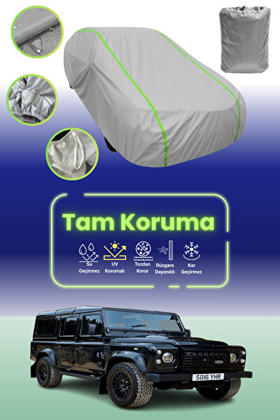 Dokaca Neo غطاء حماية للسيارة باللون الرمادي النيون قماش مجدّل لاند روفر ديفن...