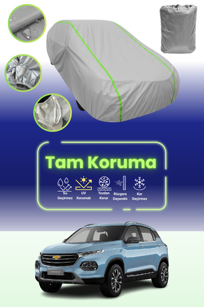 Dokaca Neo غطاء حماية للسيارة من القماش الرمادي النيون قماش مجدّل متوافق مع س...