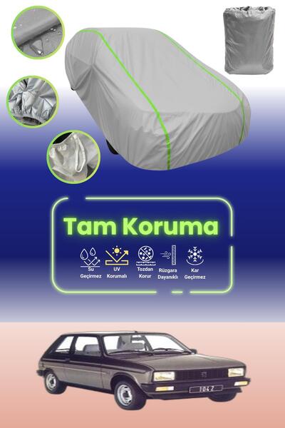 Dokaca Neo غطاء حماية للسيارة من القماش الرمادي اللامع قماش مجدّل متوافق مع س...