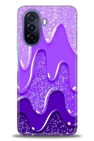 Rulet Aksesuar غطاء متوافق مع هاتف هواوي نوفا Y70 HD مطبوع - غطاء سيليكون مصم...