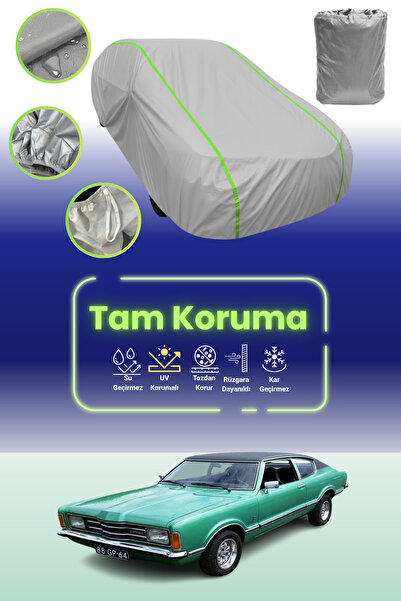 Dokaca Neo غطاء حماية للسيارة من القماش الرمادي اللامع قماش مجدّل فورد تاونوس...