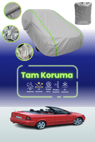 Dokaca Neo غطاء حماية للسيارة باللون الرمادي النيون قماش مجدّل متوافق مع سيار...