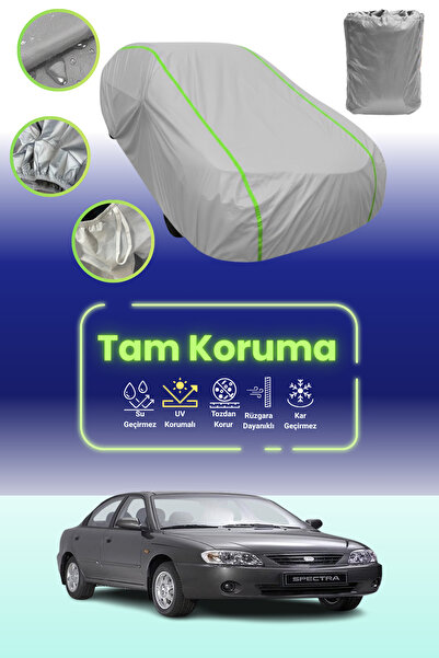 Dokaca Neo غطاء حماية للسيارة باللون الرمادي النيون قماش مجدّل كيا سيراتو / س...